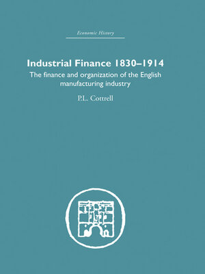 cover image of Industrial Finance, 1830-1914